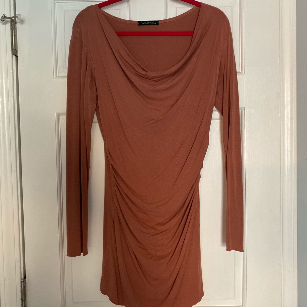 Carilyn Vaile Blush Drapping Dress